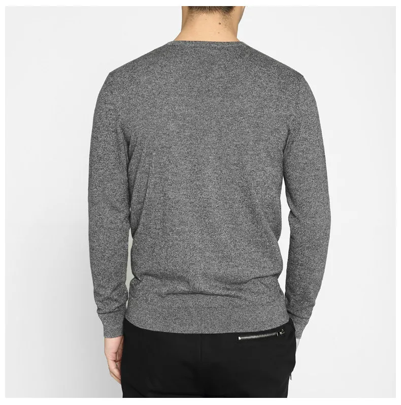 7Colors Sweater Pullovers Men 100% Merino Wool Sweater Jumpers Man Winter Warm Mercerizing Fleece Male knitwear Autumn Plus Size02
