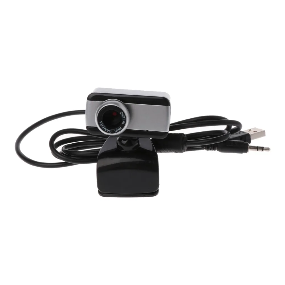 

Digital USB Webcam Rotate Camera HD Web Cam With Mic Microphone Clip for PC