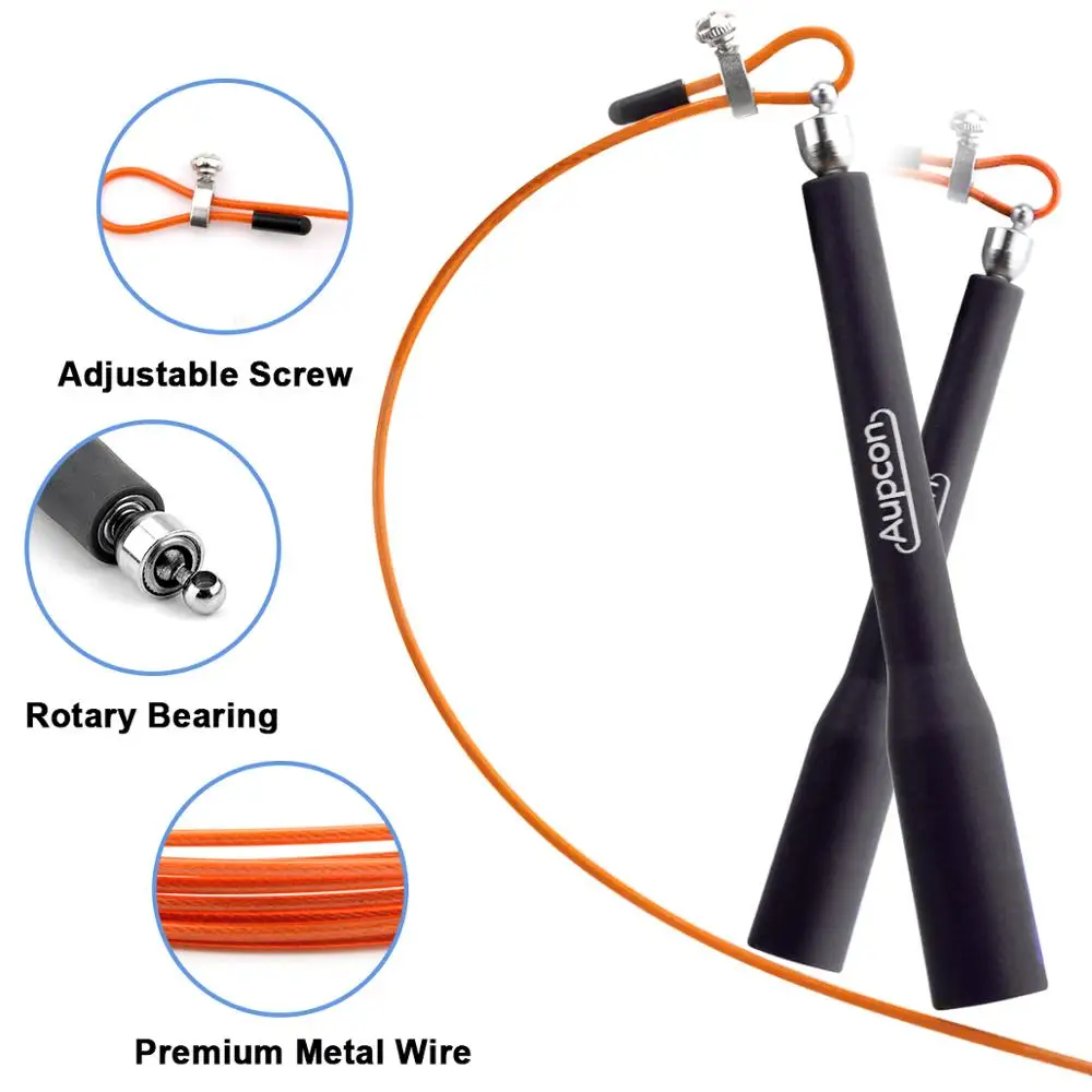 Скорость Скакалка шарикоподшипник Регулируемая тренировка спортивные прыжки через скакалку для фитнеса оборудование фитнес пропуск тренировки