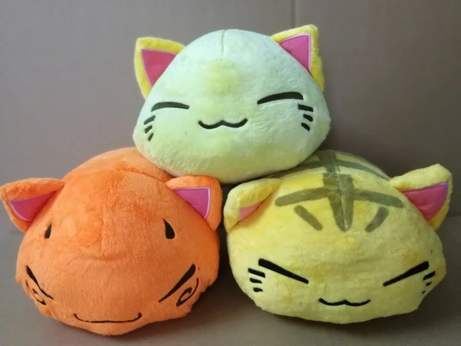 Оптовая и розничная продажа 28 см мультяшный Nemuneko спящий Кот плюшевая игрушка