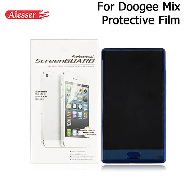 

Alesser 2PCS For Doogee Mix 2pcs Toughened Protective Film Screen Protector For Doogee Mix Professional Protective Film Guard