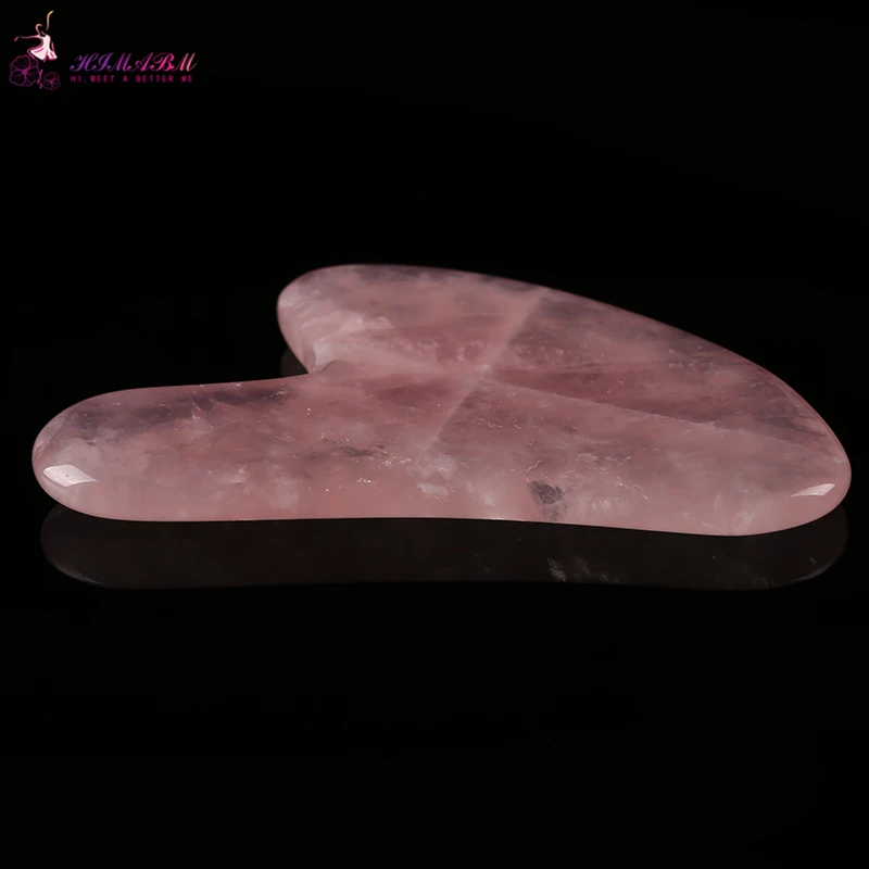 HIMABM Natural Rose Quartz Gua Sha Guasha Board Face Body SPA Massage Relax Tool Wrinkle reduction Face Massage Tool Acupuncture HIMABM Natural Rose Quartz Gua Sha Guasha Board Face Body SPA Massage Relax Tool Wrinkle reduction Face Massage Tool Acupuncture