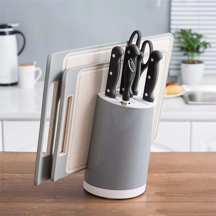Простая и Универсальная кухонная стойка для хранения инструментов кухонный нож держатель разделочной доски Рама сиденья для ножей посуда и кухонные наборы J#4