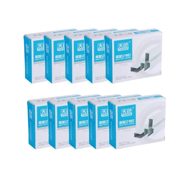 tianse 1000pcs 10rows standard size 23x23mm thick staples for