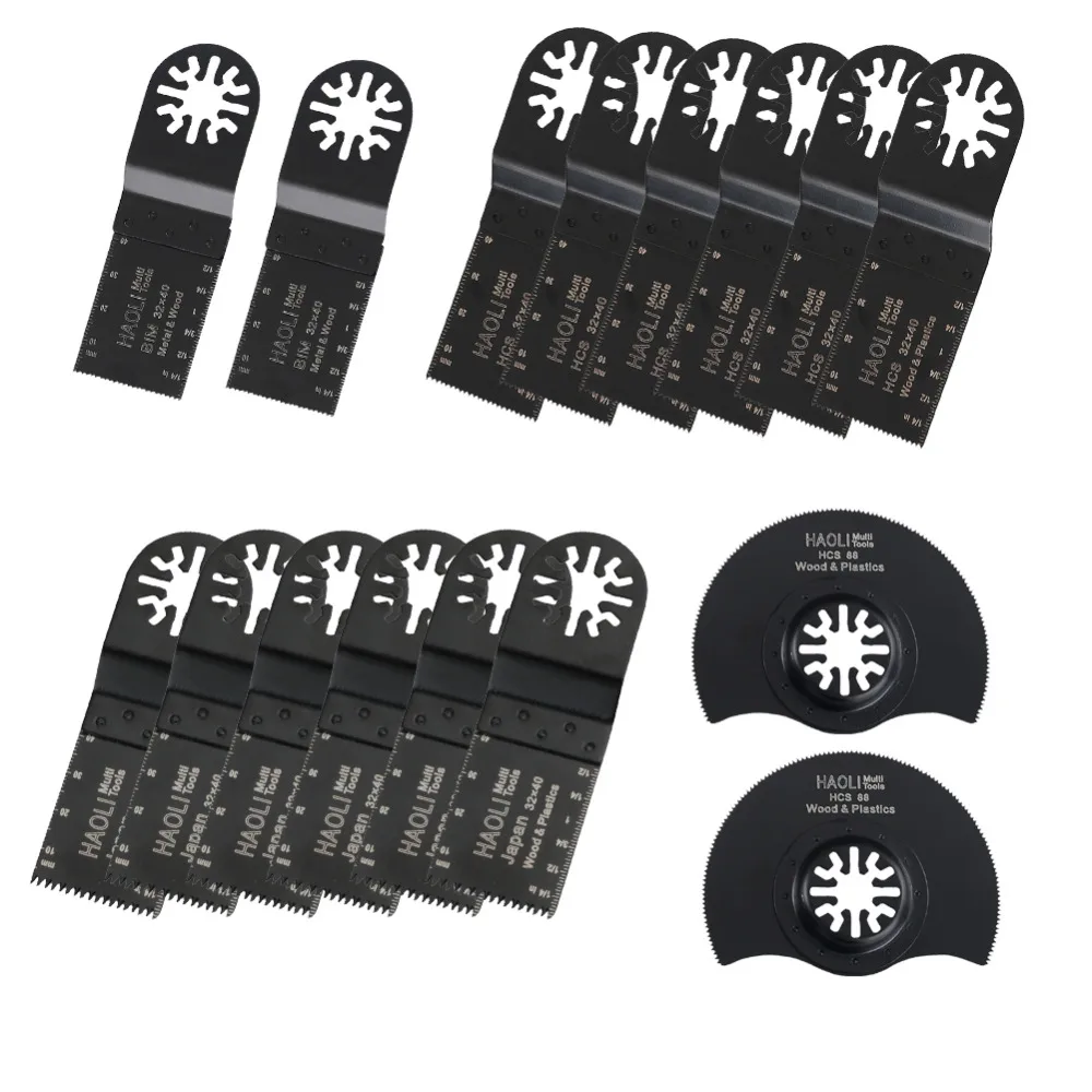 

16pcs Oscillating Tool Saw Blades Accessories fit for Multimaster power tools as Fein, Dremel and so on