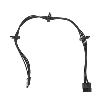 

1 Pc PC ATX 4Pin 4P IDE Molex to 4 SATA Serial ATA Power Supply Cable Cord 18AWG Wire New