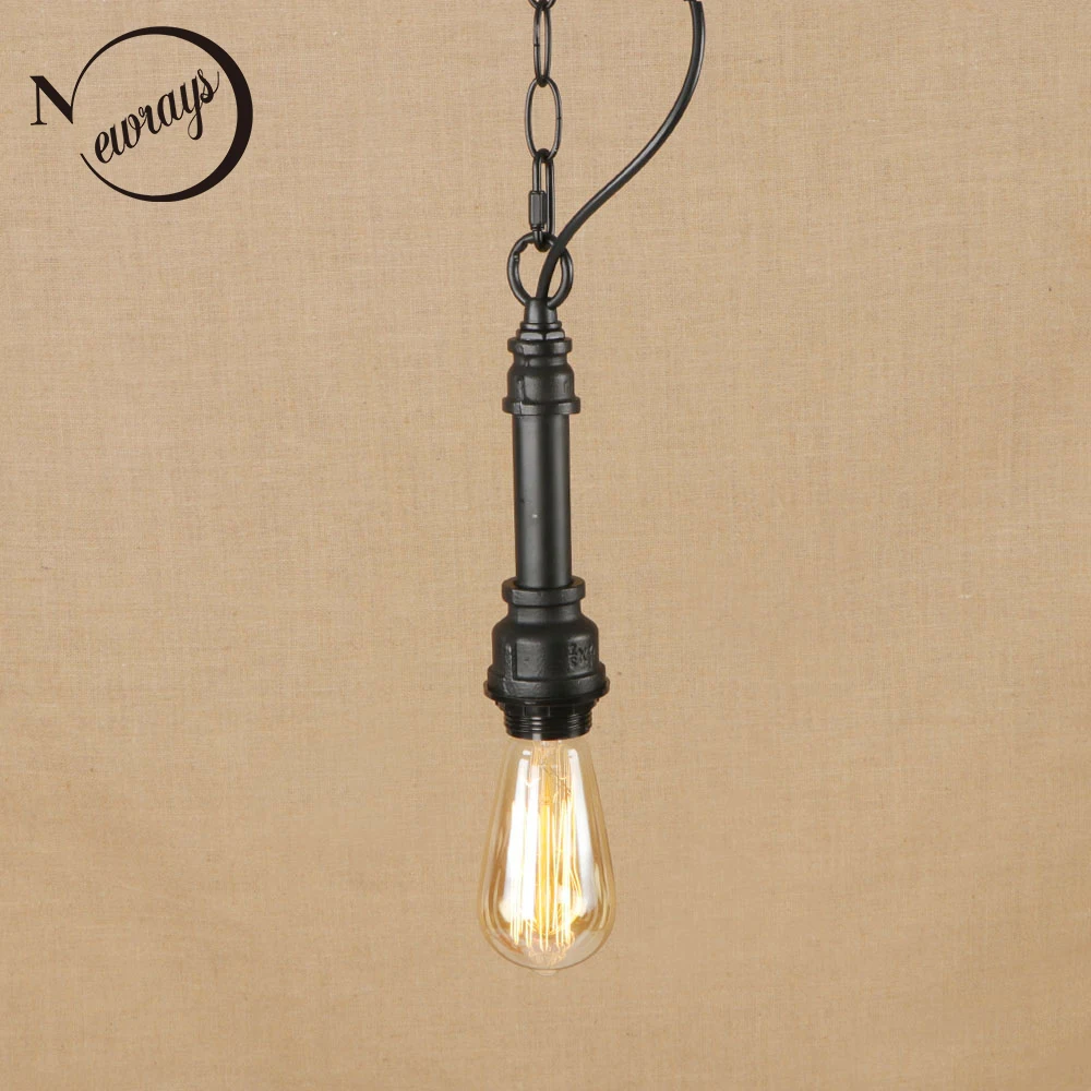 vintage lron black hang lamp LED lamp Pendant Light Fixture E27 110V