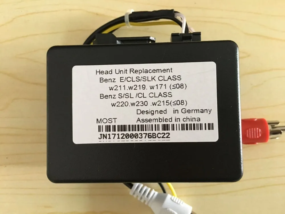 Optical Optic Fiber Box Most Decoder Interface for Mercedes Benz E SLK CLS CL SL ML GL R Porsche Cayenne Cayman Boxster 911