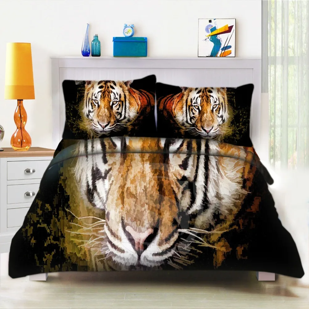 Online kopen wholesale tijger beddengoed uit china tijger ...