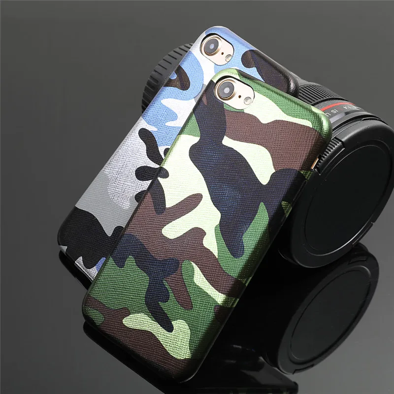 Army Camo Camouflage Phone Case For iPhone 6 6S Cover 7 7 Plus 8 8 Plus