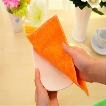 

Household Cleaning Towel High Efficient Anti-grease Dish Cloth Washing Towel Microfiber Tableware Kichen Tools Gadgets Cosina