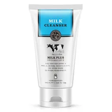 Lavado de Cara de leche Nutritiva Limpiador Facial Limpiador De Espuma Hidratante Para Blanquear Anti-Manchas Marcas de Cosméticos Limpieza Profunda