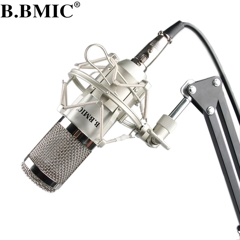 Microphone Professional BM800 Condenser KTV Microphone Pro Audio Studio Vocal Recording Mic KTV