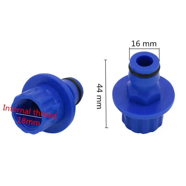 5 Db Belső Átmérőjű 18 Mm -Es Női Szálú Mosószivattyú Mellbimbó -Csatlakozók Kerti Öntözési Membrán Szivattyú Csatlakozó - Image 2