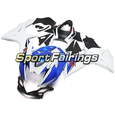 Обтекатели для Suzuki GSXR600 GSXR750 K11 год 11 13 14 2011 2012 2013 впрыска ABS Пластик мотоцикл кузов белого и синего цвета