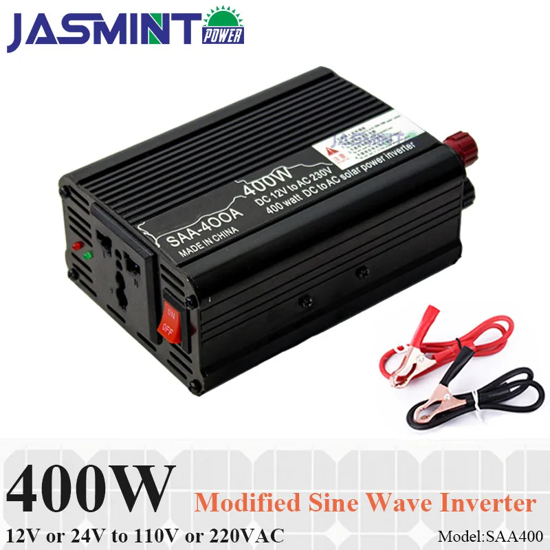 

400W inverter 12 220 solar Portable Car power inverter use for laptops, cell phones, amplifier, freezer