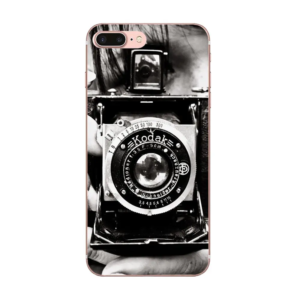 Силиконовый чехол для Apple iPhone 4 4S 5 5C 5S SE 6 6S 7 8 Plus X XS Max XR супер камера стиль старый