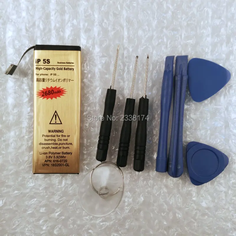 

2019 New High Quality Battery & Repair Tools For iPhone 5S Phone + Tracking Code