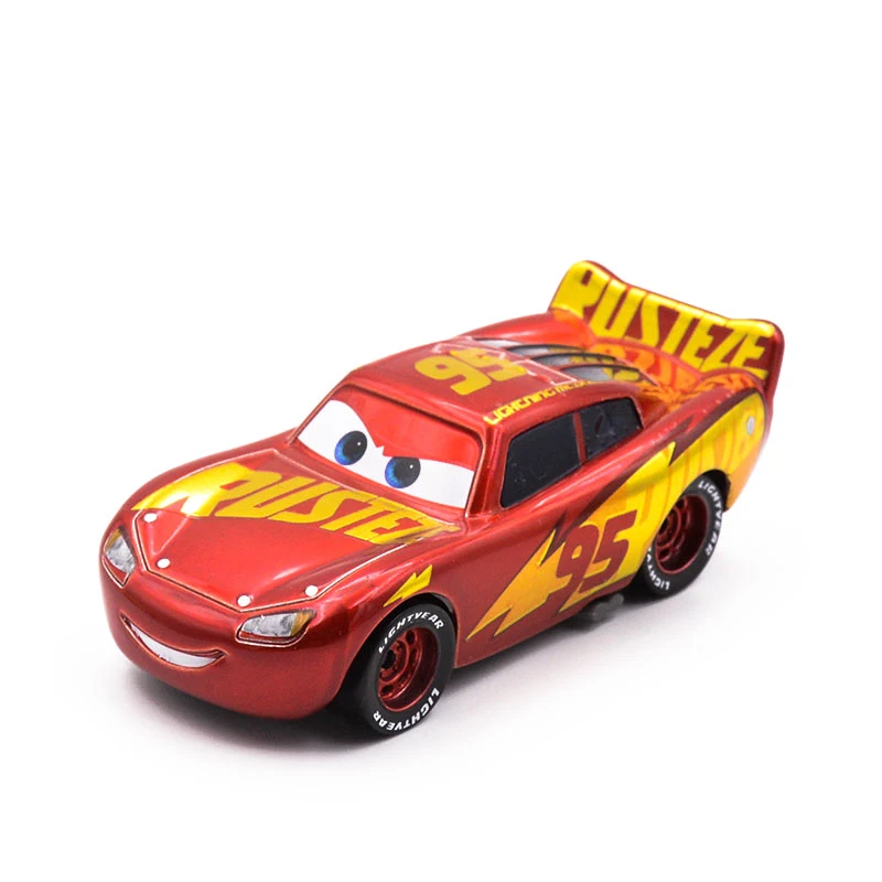 Disney Pixar Cars 2 3 Lightning McQueen Mater 1:55 Diecast Metal Model Car Birthday Gift Educational Toys For Children Boys barbie car Diecasts & Toy Vehicles