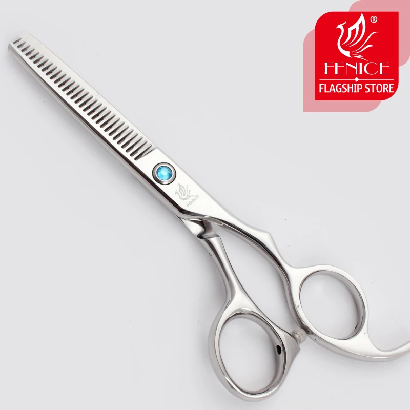 Fenice High quality 5.5 6.0 inch hair thinning scissors for home and barber shop hairdressing salon shears thinning rate 15%-20%