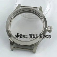 45 мм сапфировое стекло полированный корпус часов fit Ешьте 6498 6497 движение