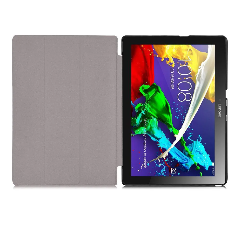 Capa para Lenovo Automático para Lenovo 10 Capa Inteligente Ultra Fina Leve Despertar Tab3 Plus 10.1 Tab 2 A10 - 3 - Imagem 4