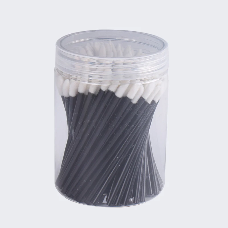 

50pcs Disposable Lip Brush Kit Mascara Lipstick Gloss Eyelash Wands Remover Cleaner Applicators With Holder
