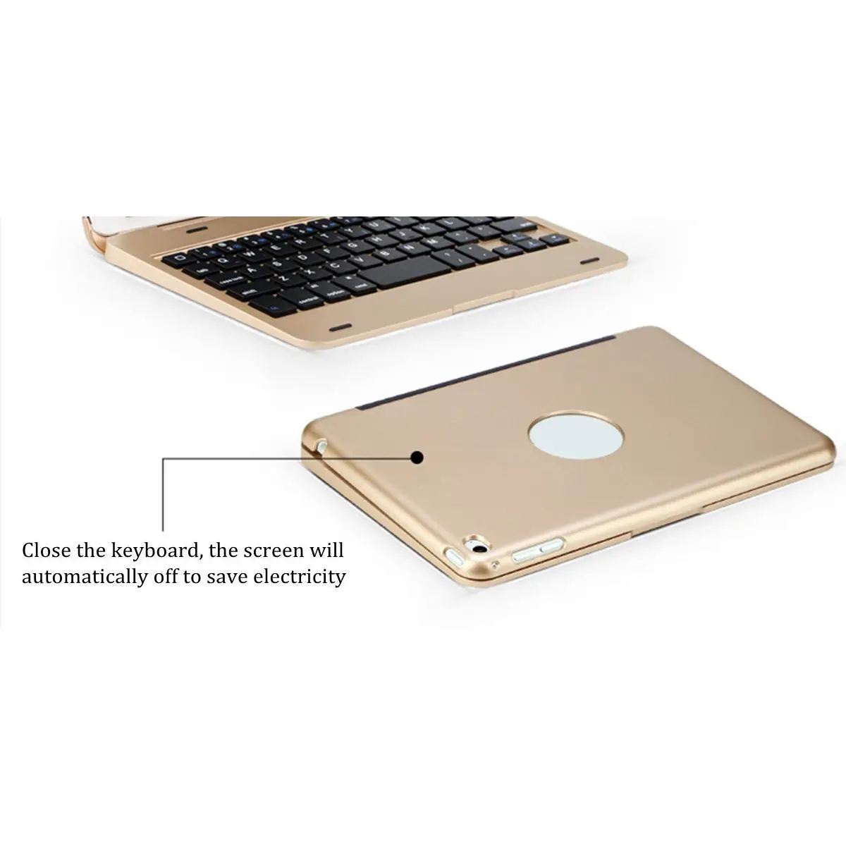 Тонкая клавиатура для Apple iPad Mini 4 чехол защитный Складная bluetooth беспроводная