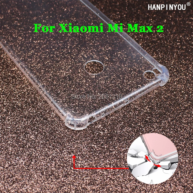 For Xiaomi Mi Max 2 max2 Mimax2 6.44&quot New Ultra Thin Soft TPU Anti-knock Silicon Transparent Case Shockproof Back Cover | Мобильные