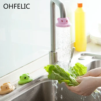 

Kitchen Tools Gadgets Faucet Water Filter Colanders Strainers Water Filter for Household Pink Green Color Faucet Purifier