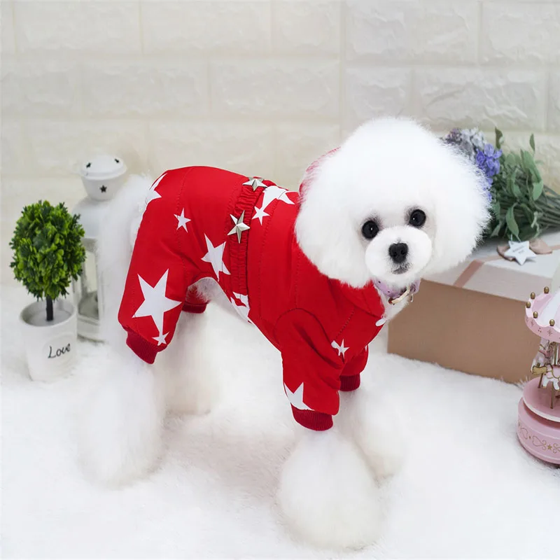 Зимняя Теплая Одежда для собак, пуховик для щенков, маленькая собака, одежда с хлопковой подкладкой, водонепроницаемый собачий котенок, костюм для чихуахуа