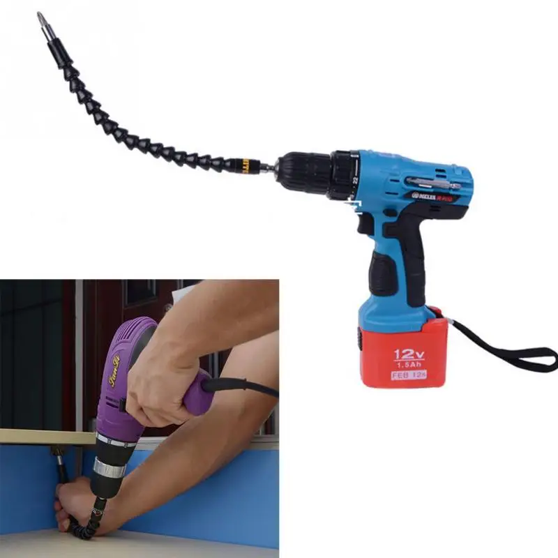 

295mm Black Flexible Shaft Shaft Connecting Link for Electronics Drill Extention Screwdriver Connect Rod Drill Connecting Link