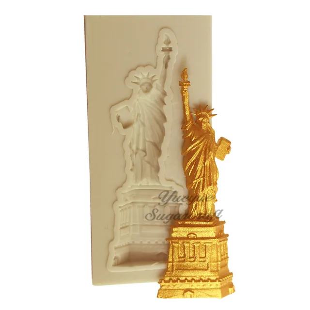 Yueyue Sugarcraft Liberty Szobor Szilikon Penész Fondant Torta Díszítő Szerszámok Csokoládé Gumpaste