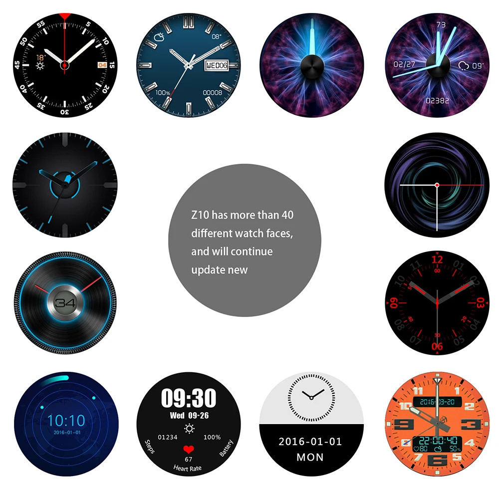 Z10 Smart Watch Android 5.1 1GB+16GB GPS WiFi Nano SIM card Bluetooth smartwatch phone 3G Wristwatch Men's Smart watch relogio