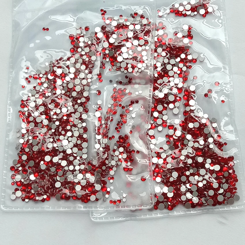 

1440pcs 6sizes/bag Glass Flat Bottom Nail Art Rhinestones AB Crystal Nail Art Decorations Stones Acrylic Nail Glitter Tools