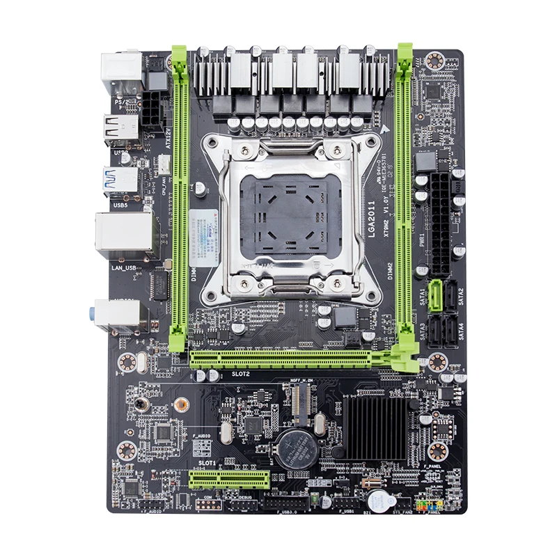 

X79 M2 Motherboard LGA2011 ATX USB3.0 SATA 6Gb/s PCI-E NVME M.2 SSD support REG ECC memory and Xeon E5 processor