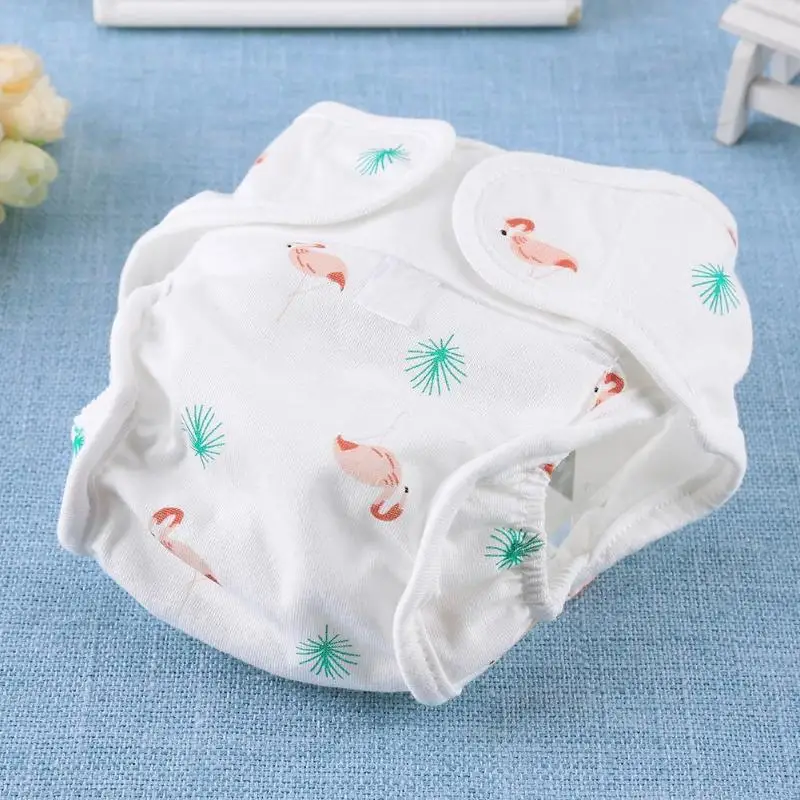 Baby Diapers Reusable Nappie Changing Cute Printed Newborn Cloth Diaper Washable Pocket Diaper