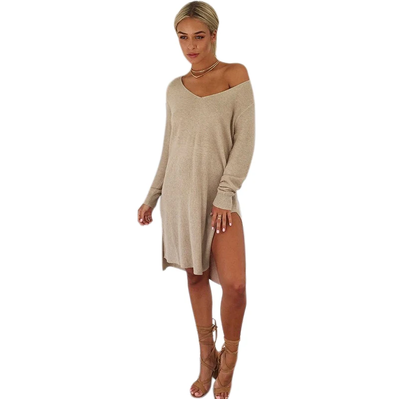 express v neck sweater dress