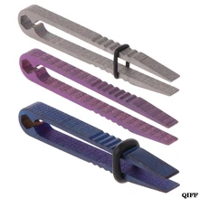 Титановый Пинцет TC4 Ti EDC зубчатый зажим карман для гаджетов многофункциональный дорожный зажим мини инструмент для походов