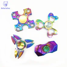 2017 4style fidget spinner metal Spinner Fidget long rotation time Colorful EDC toy for Autism and ADHD hand spinner