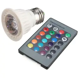 Litwod Z20 светодиодный лампы 3 Вт свет этап spoting 7 семь цветов с дистанционным управлением