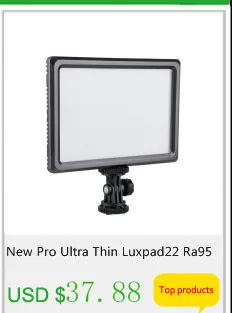 Pro Ультра тонкий Luxpad22 Ra95 светодиодный видео-светильник двухцветный 3200 K-5600 K светодиодный светильник ing для Canon Nikon sony DSLR камеры DV