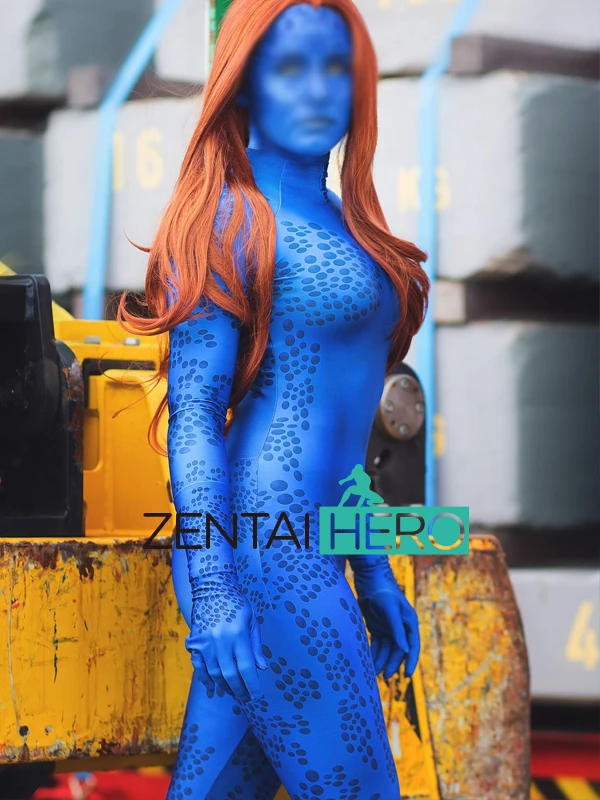 Бесплатная доставка костюм с 3D принтом мистики лайкра косплей 2018 X men