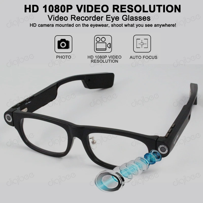 Outdoor Sport DV Bluetooth Headset Smart Sunglasses Portable Eye Glasses Mini Camera HD 1080P Video Recorder 8GB or 32GB Car DVR