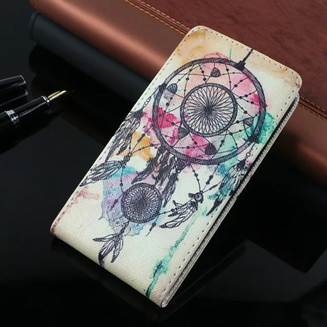 For Samsung Galaxy J4 J6 Plus J3 J5 J7 Case TPU Flip Leather Cover 3D Flower Cute Pattern Vertical Case - Color: dreamcatcher