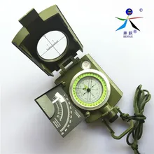 Бренд Универсальный американский армейский зеленый компас Серебристые дисплей компас профессионал качество