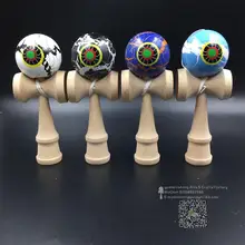 120 шт. Kendama, Профессиональная деревянная игрушка, Высококачественная потрескавшаяся краска бук, глазных яблок