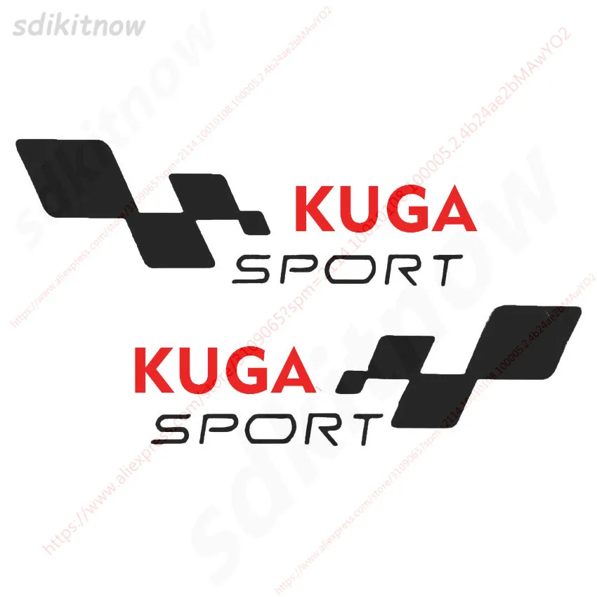 1 пара автомобильные водостойкие ПВХ наклейки для кузова автомобиля FORD KUGA 2 2013 2017