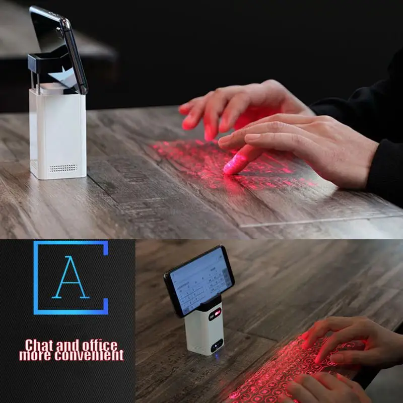 

5 in 1 Mini Multi-Function Smart Desktop Phone Holder Display Stand Typing Chat+Mouse+Mobile power+USB connected PC