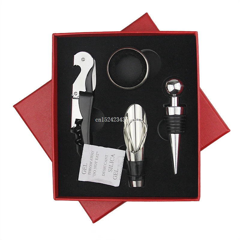 50sets Wine Bottle Opener &amp Stopper Set Kits Stainless Steel Stoppers Cutter Ring Pub Nightclub Barware Tool | Дом и сад